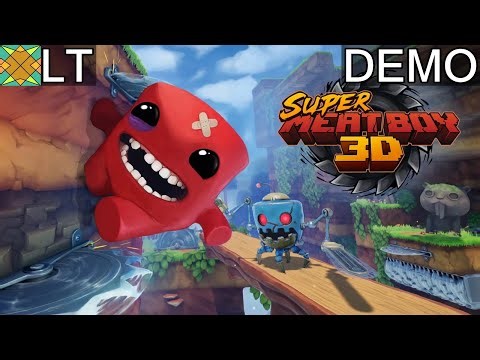 Let's Try Super Meat Boy 3D (Demo)