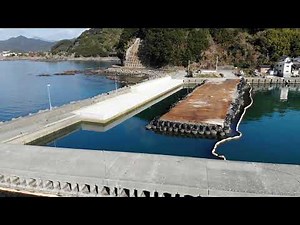 高知県田ノ浦漁港 残置型枠工法