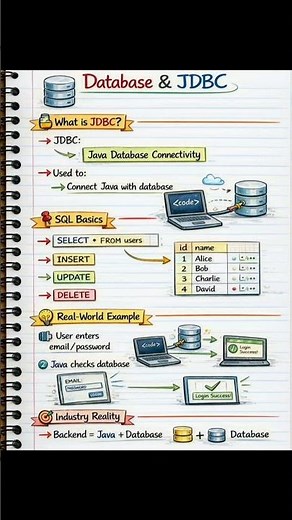 What is Database and JDBC? (Easy Explanation)