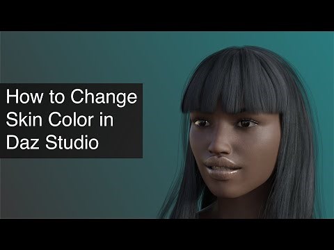 How to Change the Skin Color in Daz Studio | Daz3D Tips