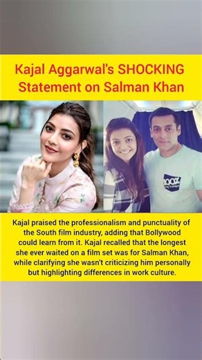 Kajal Aggarwal Reveals Why She Waited Longest for Salman Khan | South vs Bollywood Debate 🔥