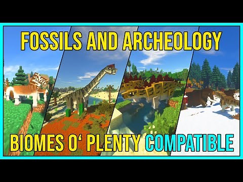 How to Make FOSSILS AND ARCHEOLOGY Work With BIOMES O' PLENTY (2021)
