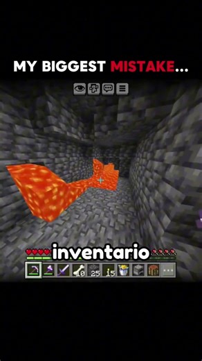 Cuando cometes un error en Minecraft