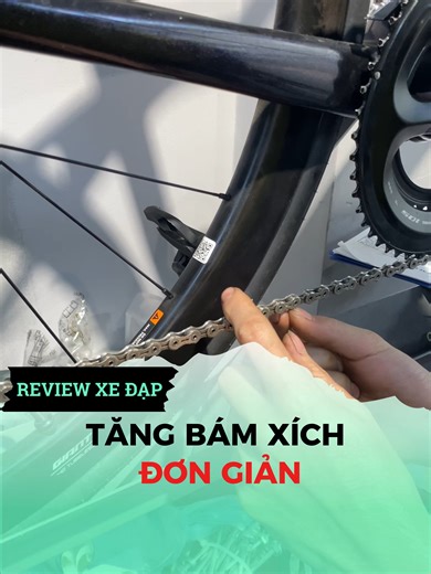 Tăng Bám Xích Đơn Giản#reviewxedap #bicycle #xedap