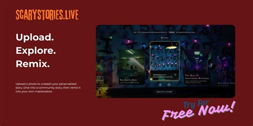 ScaryStories Live: AI generated story worlds that unfold in real time | Product Hunt