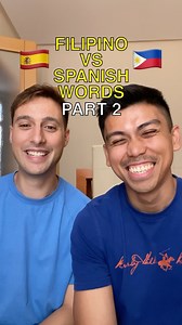 4.4K views · 1.2K reactions | Filipino  vs Spanish  words ✨part 2✨We feel so loved from our first post so here’s another one (and more soon!) #philippines #spain #tagalog #filipino #españa #español #love #lgbtcommunity #lgbtpride #gaypride #gaycouplelove #gaycouplesofinstagram #interracial #humor #funny #funnymemes #manila #barcelona #valencia #language #languangelearning #words #part2 | Dom and Alvaro | Facebook