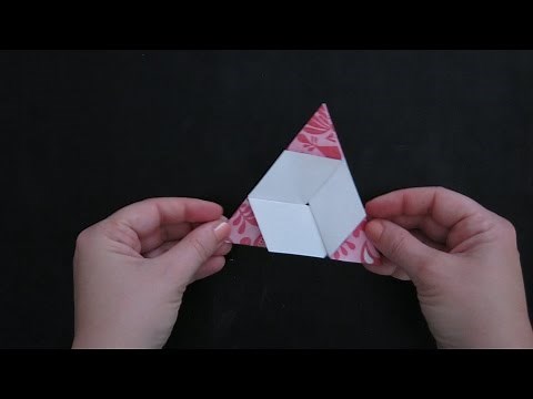 HOW TO MAKE A TRIANGLE CARD