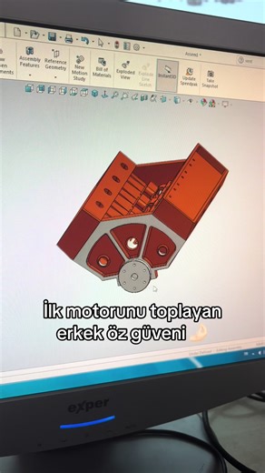 Az kaldı az yolu baya yarıladık gibi sizin ilk montajınız neydi? #solidworks #autocad #cnc #bpwkpp #fyp