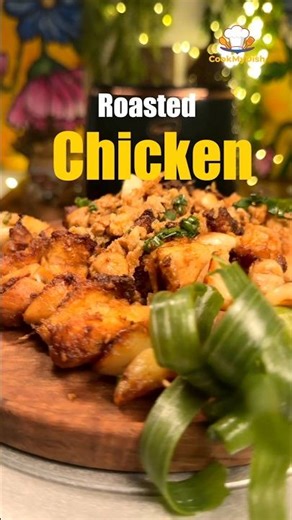 Roasted Chicken 🐔 🍗 #10mins#quickrecipe #chickenrecipe