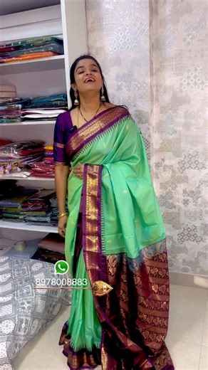 Skanda Collections | Sarees | Dresses | on Instagram: "Everyone’s favourite 💖 Beautiful colour combinations ✨ Pure Vintage Semi Gadwal Sarees 💰 Just ₹ 2250/- 🧵 Limited Edition – Hurry Up! 📍 Safilguda | Malkajgiri 📞 8978008883 🚚 Free shipping AP & Telangana 🌍 Worldwide shipping #TrendingReels #ViralReels #ReelsIndia #InstagramSarees #skandacollections"
