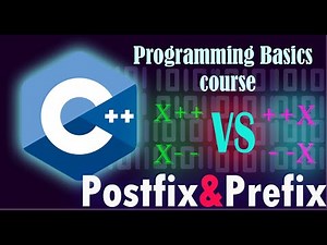 شرح++&-- البرمجة (postfix & prefix)(++C)Programming basics course(2023)