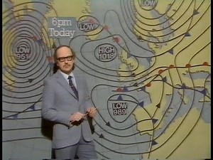 Here is the Weather! - with Michael Fish Monday 11th January 1982 BBC1