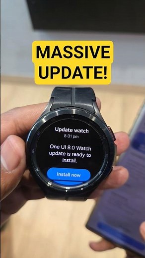 Get Ready for One UI 8.0 on Galaxy Watch4 Classic NOW!