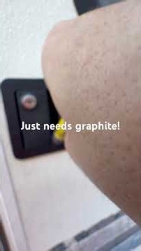 Graphite powder for the sticky locks #diy #dadtaughtme #dad