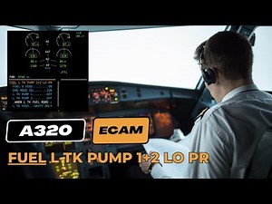 A320 ECAM - L TK PUMP 1+2 LO PR | A320 Fuel
