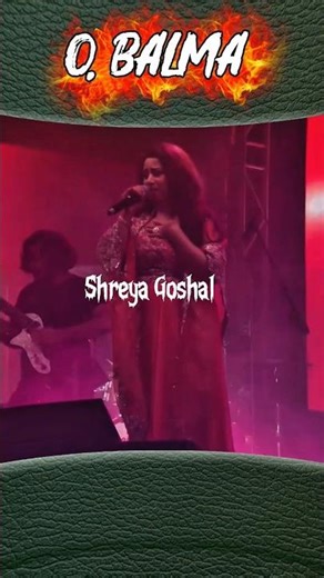 Oh Balma ❤️ | Shreya Ghoshal Live Stage Performance | Goosebumps Moment 🎶 #shorts​ 💥