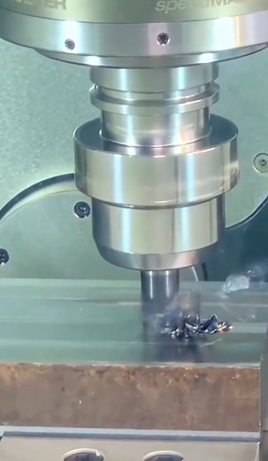 CNC Tools Flowing Through Iron Like Water 🌊⚙️ #CutFlowDynamics #manufacturing #engineering #cnc | Cameryn Goebel