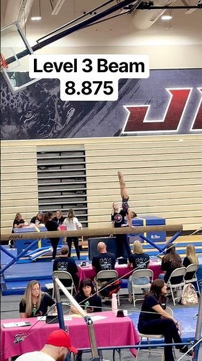 Level 3 Beam - 8.875. #gymnast #usagymnastics #balancebeam #beam #gymnastics