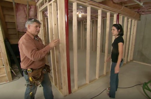 How To Frame Walls for a Basement Room
