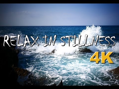 1 Hour of Crashing Ocean Waves in 4K. Sounds of Waves. Relaxation Video.