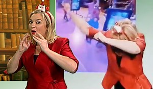 Watch: Viewers in stitches at Toy Show sign language interpreter's brilliant dance moves - Extra.ie