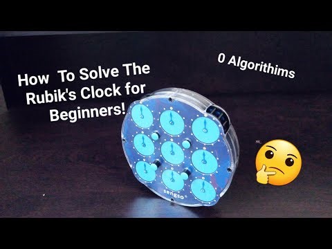 How to Solve The Rubik's Clock for beginners! ‪@nitrocubing2522‬