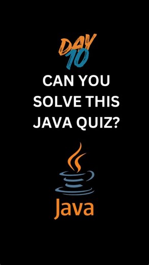 1% Better Dev | Java | Leetcode | Hackerrank on Instagram: "Can you find the output ? . Java quiz to improve your java interview skills. . . . . . #infosys #interviewprep #codingchallenge #javaquiz #javaquizzes #JavaCode #viral #blast #leetcode #javaprogramming #javastreams #javalearning #tech #TechJobs #tcs #tcssiruseri #cts #cognizant #amazon #interviewpreparation #zohointerview #zoho #tamiljava #likeforlikes #StringManipulation #streams #likeforlikes #fyppppppppppppppppppppppppppppppppppppppp