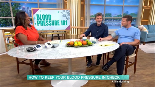 666K views · 2K reactions | Do you know what your blood pressure is? Alison challenged Dermot to do the test live on air, and the results were... well, just take a look!  | This Morning | Facebook
