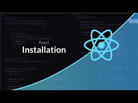 Apprendre React : Installation de React