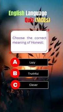 Part 10 English language quiz// Ultimate English Language Quiz for Beginners #englishgrammar #quiz