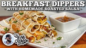 Breakfast Dippers with Homemade Roasted Salsa | Blackstone Griddles