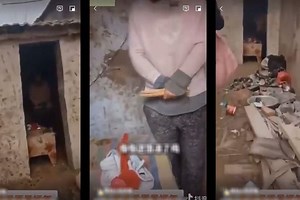The mystery of the chained woman in China