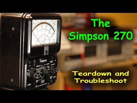 Uni-Byte 0160 - Simpson 270 Teardown and Initial Troubleshooting