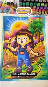 Coloring a picture of a girl singing with color gradation 🎨 #art #drawing #drawing