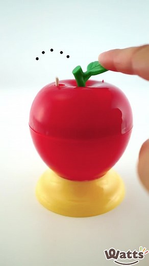 #ワッツ #watts #百均 #100均 #100円 #つまようじ入れ #爪楊枝入れ #爪楊枝 #食卓 #キッチン用品 #かわいい雑貨 #爪楊枝入れ #面白グッズ #リンゴ #りんご