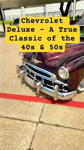 Chevrolet Deluxe – The Post-War American Legend #chevydeluxe #chevyclassic #insaininthebrain #cars