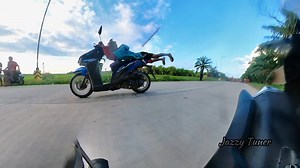 Friendly Game Honda Click vs Honda Click Stock vs Stock Loaded driver lang baon 😂 | Jazzy Tuner Motovlog