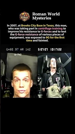 The Moment a Man Blacked Out Under 9G During Centrifuge Training