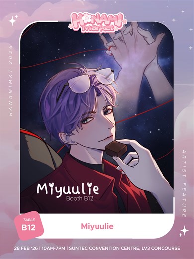 Hanami Mkt | ✨ Booth B12 - @miyuulie ✨ Featuring fandoms: Love and Deepspace, TGCF, MDZS, SVSSS, 2ha, Alien Stage, Link Click, Naruto #hanamimkt2026 | Instagram