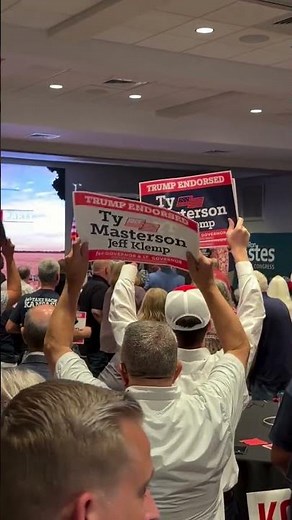 Ty Masterson claims victory for the Republican nomination for Kansas governor #shorts
