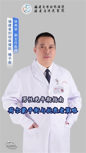 男性更年期指南：荷尔蒙平衡与抗衰老策略。 #福建省妇幼保健院 #生育友好医院 #原创视频 #妇幼健康科普 #男性更年期
