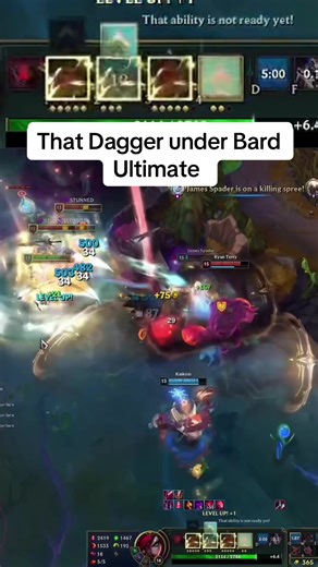 Bard's Ultimate with Katarina's Dagger in League of Legends