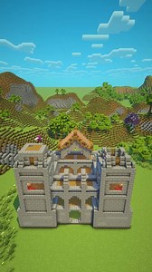 146K views · 643 reactions | #icraftinfinite Minecraft Survival Portal Castle #minecraft #tutorial #building #starterbuild #shorts #castle | ICraftInfinite | Facebook
