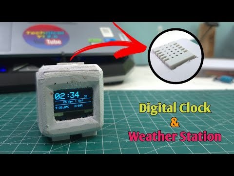 How to Make a WiFi Smart Clock with Temperature Display | ESP32-C3 Arduino Tutorial