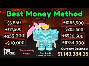My BEST Money & XP Grinding Method In The Forge! Easy Guide for Mid, Late, and End Game Players!