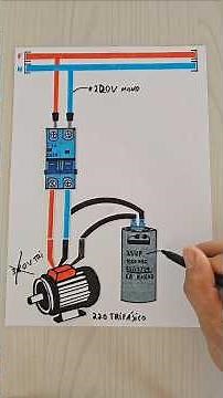 como ligar um motor elétrico trifásico em uma rede monofásica.