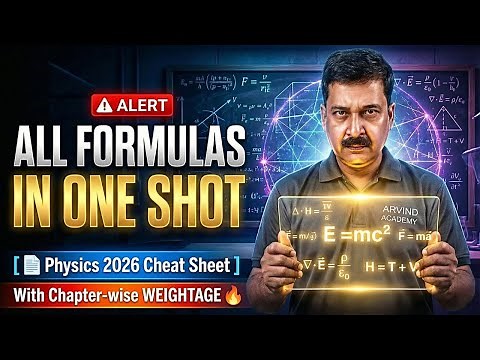 ⚠️ Class 12 Physics: ALL Formulas One Shot 😱 | Boards 2026 Cheat Sheet