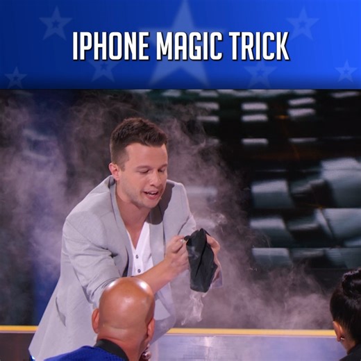 WOW how did the phone end up there? #magic #magician #gottalent | Magicians Got Talent