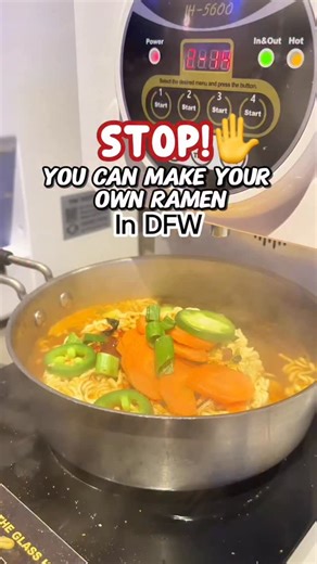 A Build-Your-Own Korean Ramen Experience in DFW This ramen station is honestly impressive and yes, Restaurant Guru 2024 recommended for a reason 🏆 At @moodaepotx Korean BBQ in Carrollton, you can build your own bowl of Korean ramyun from start to finish using their ramen machines. It’s interactive, fun, and way more satisfying than your average noodle run. ✔️ Choose your noodles ✔️ Pick your broth ✔️ Add your toppings ✔️ Press start and watch it come together 🍜✨ Here’s how it works: • Dining f