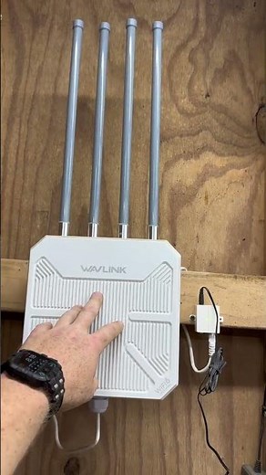 Finally, Wi-Fi in the garage! #wifiextender #wifi6 #tech